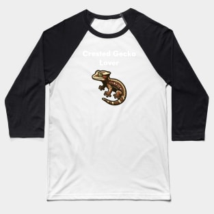 Crested Gecko Baseball T-Shirt